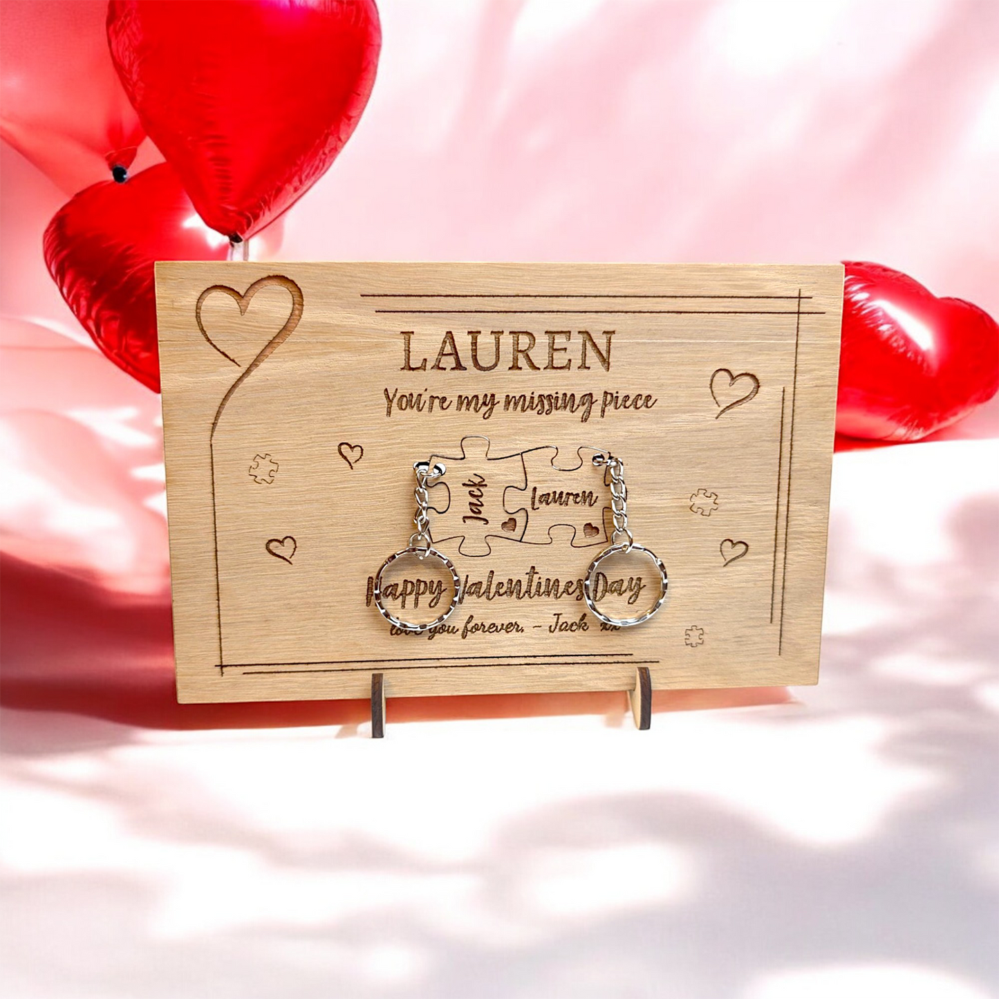 Valentines You're My Missing Piece Sign | Valentines Plaque | Personalised Gift | Special Someone