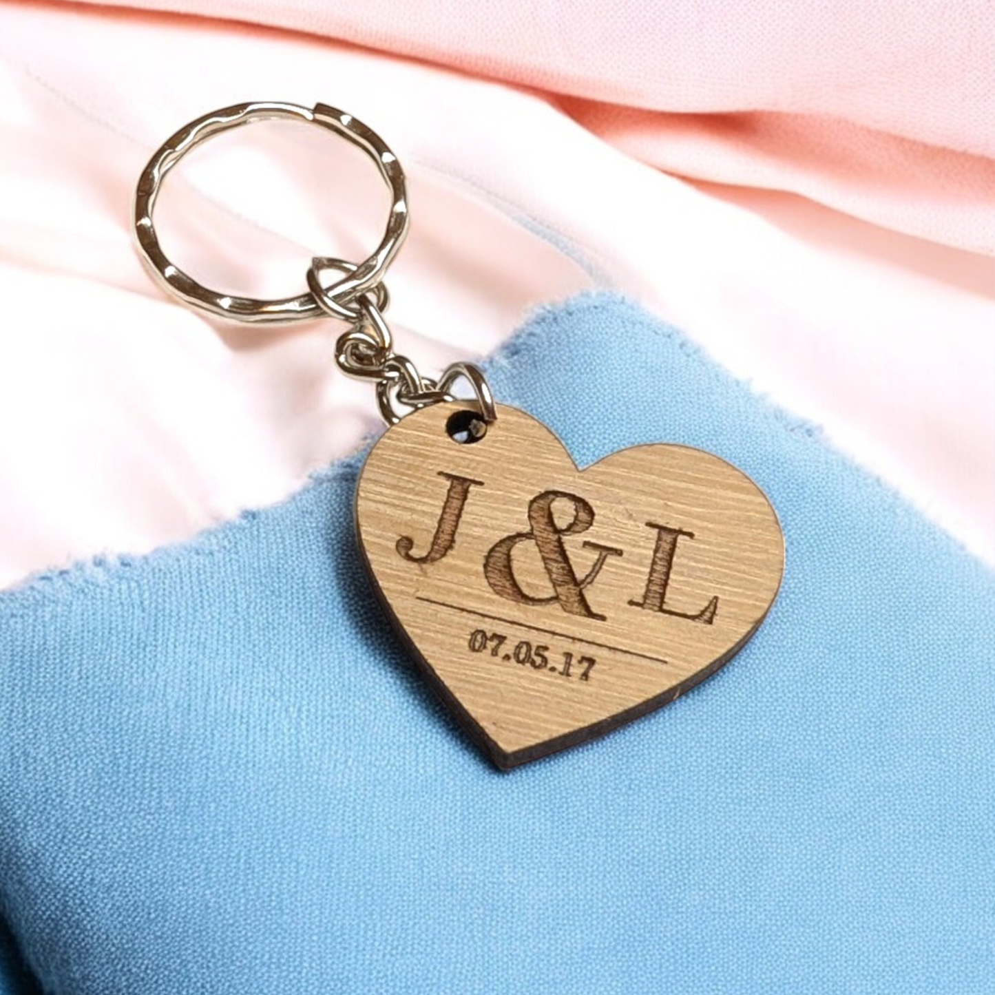 Valentines Heart Keyring | Keyring Set | Gift | Relationship | Love | Present