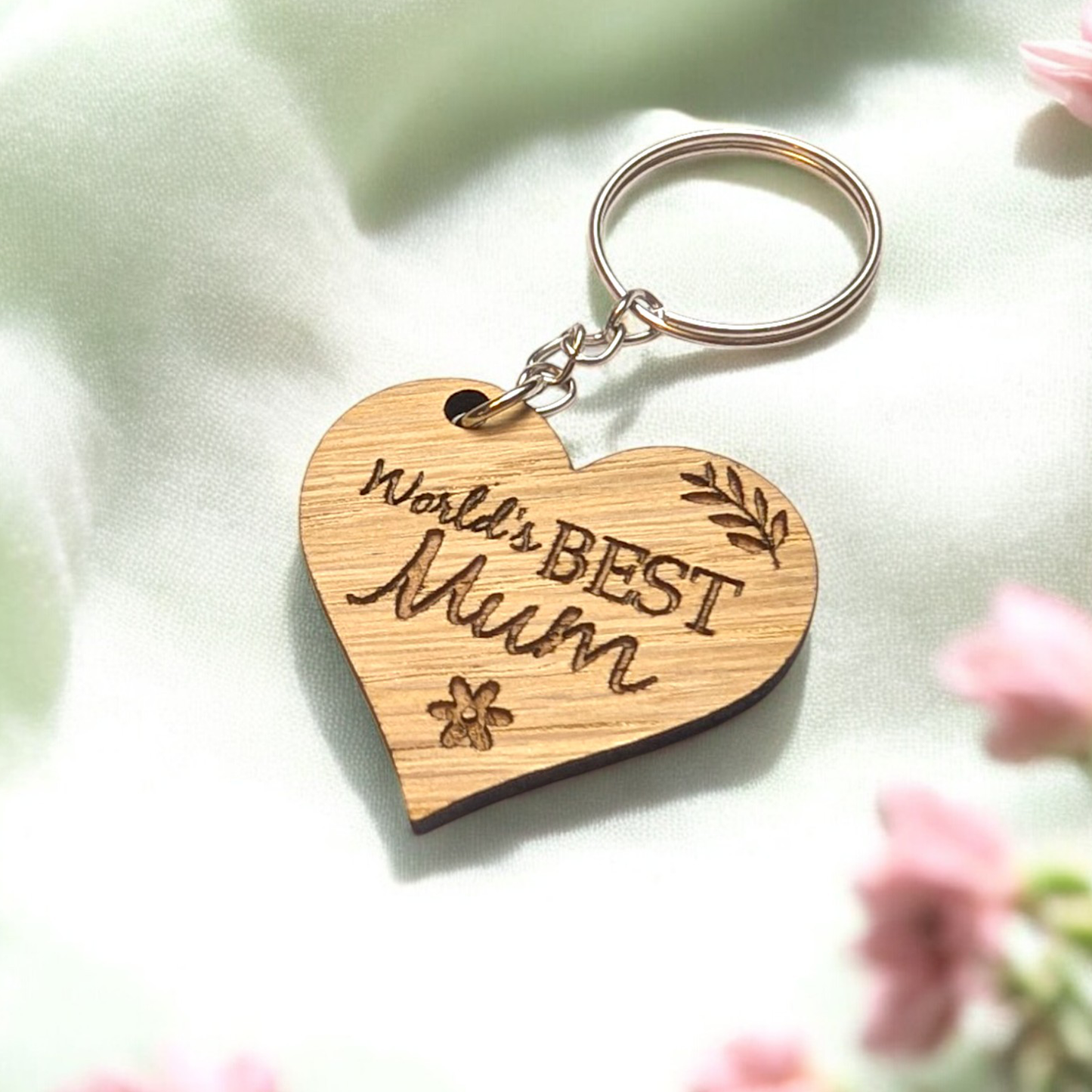 Mothers Day Gift | Personalised Keyring | World Best Mum Keyring | Keepsake | Key Accessories