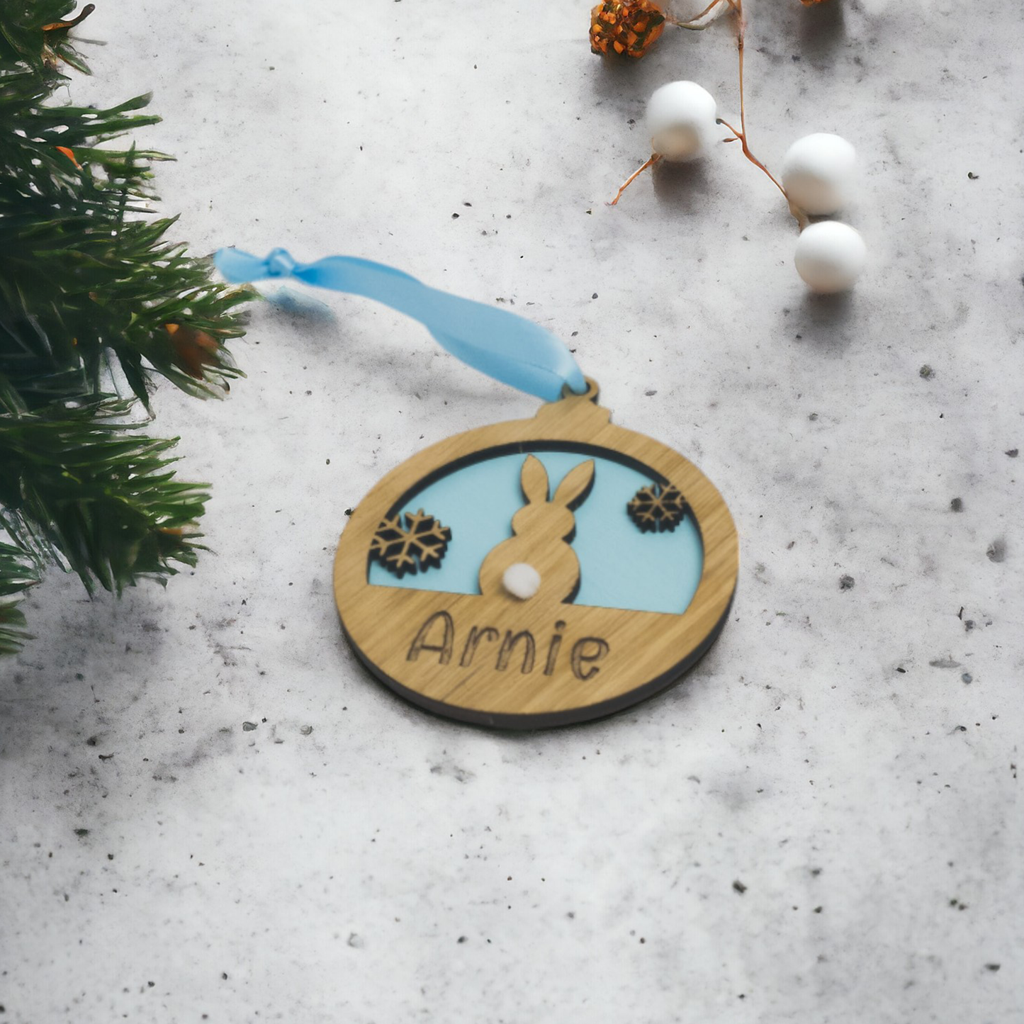 Pet Christmas Bauble | Bunny | Cat | Dog | Personalised Bauble | Christmas Tree
