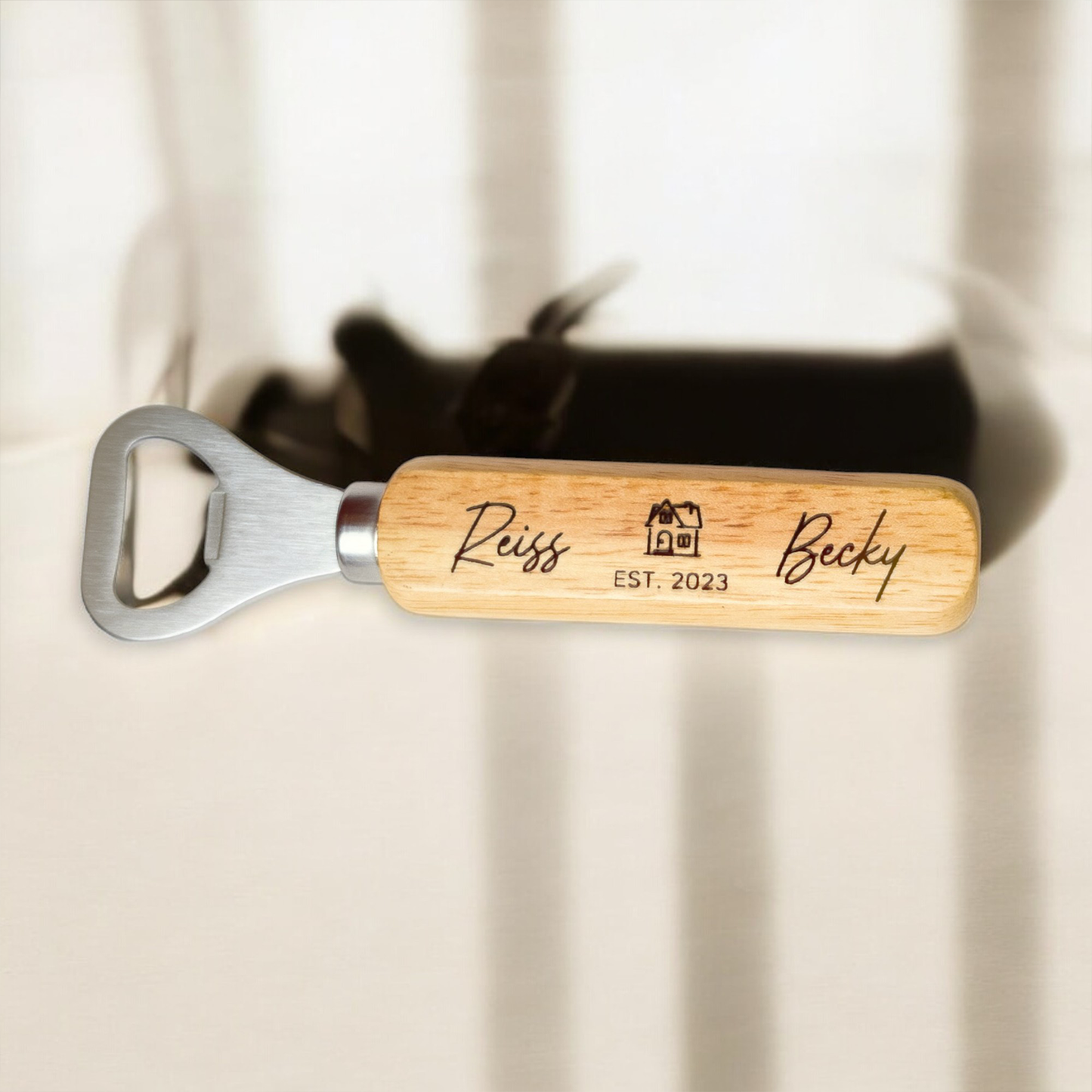Personalised Bottle Opener | New Home | Gift | Wooden | Laser Engraved | Present