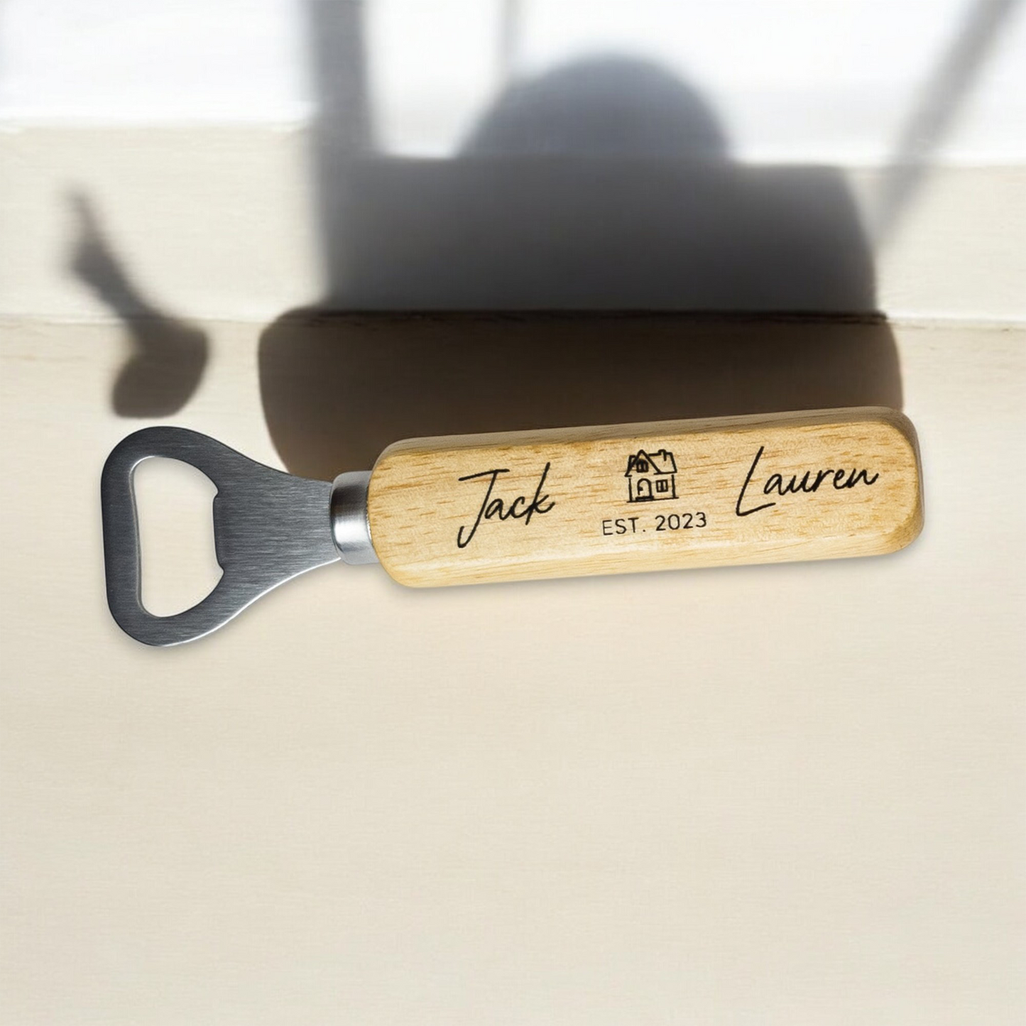 Personalised Bottle Opener | New Home | Gift | Wooden | Laser Engraved | Present