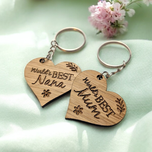 Mothers Day Gift | Personalised Keyring | World Best Mum Keyring | Keepsake | Key Accessories