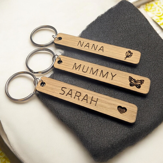 Mothers Day Gift | Personalised Keyring | Custom Name Keyring | Keepsake | Key Accessories