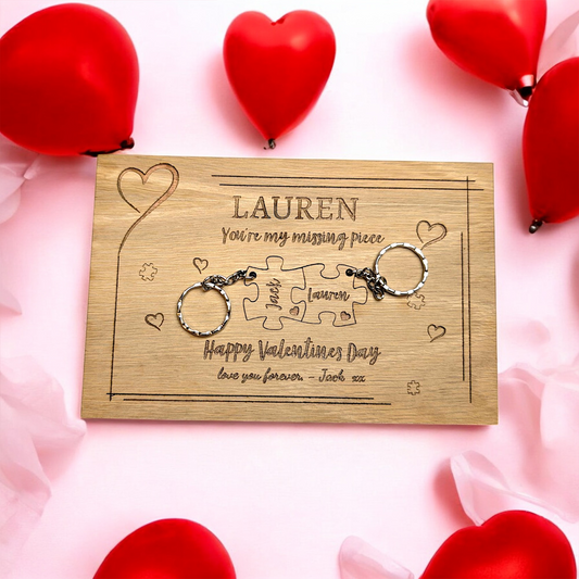 Valentines You're My Missing Piece Sign | Valentines Plaque | Personalised Gift | Special Someone